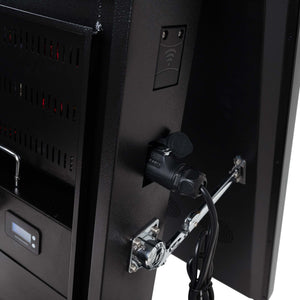 Display publicitario portátil 43'' exterior - LCD full HD - Con ruedas y batería (14)