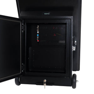 Display publicitario portátil 43'' exterior - LCD full HD - Con ruedas y batería (16)