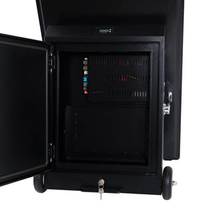 Display publicitario portátil 43'' exterior - LCD full HD - Con ruedas y batería (22)