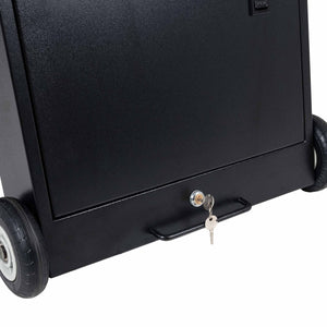 Display publicitario portátil 43'' exterior - LCD full HD - Con ruedas y batería (17)