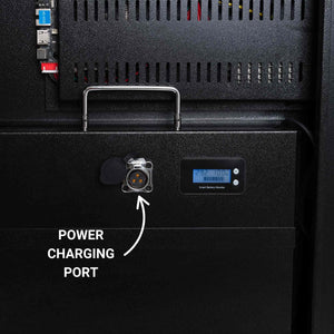 Display publicitario portátil 43'' exterior - LCD full HD - Con ruedas y batería (21)