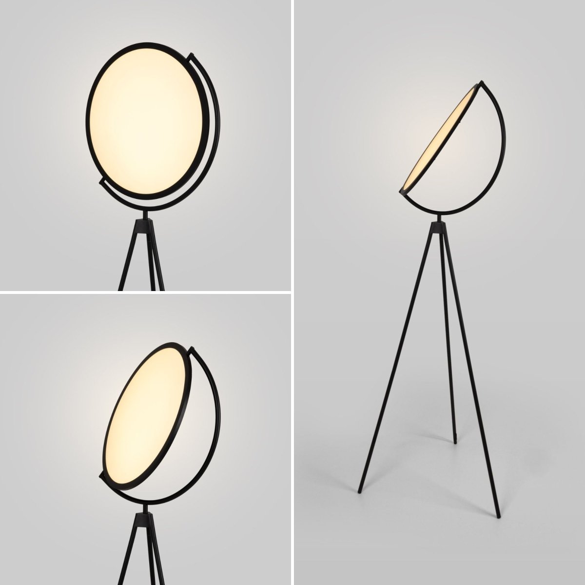 Lámpara de pie LED diseño "Eyes" - 26W - Luz cálida - Barcelona Led-Iluminación