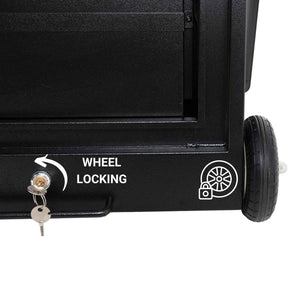 Display publicitario portátil 43'' exterior - LCD full HD - Con ruedas y batería (26)