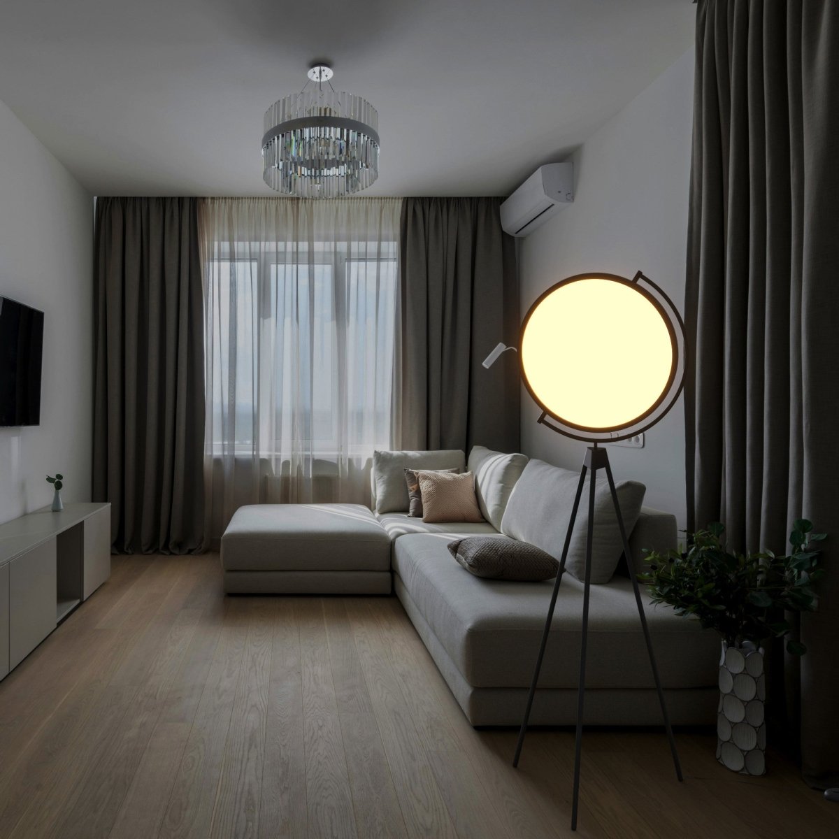 Lámpara de pie LED diseño "Eyes" - 26W - Luz cálida - Barcelona Led-Iluminación