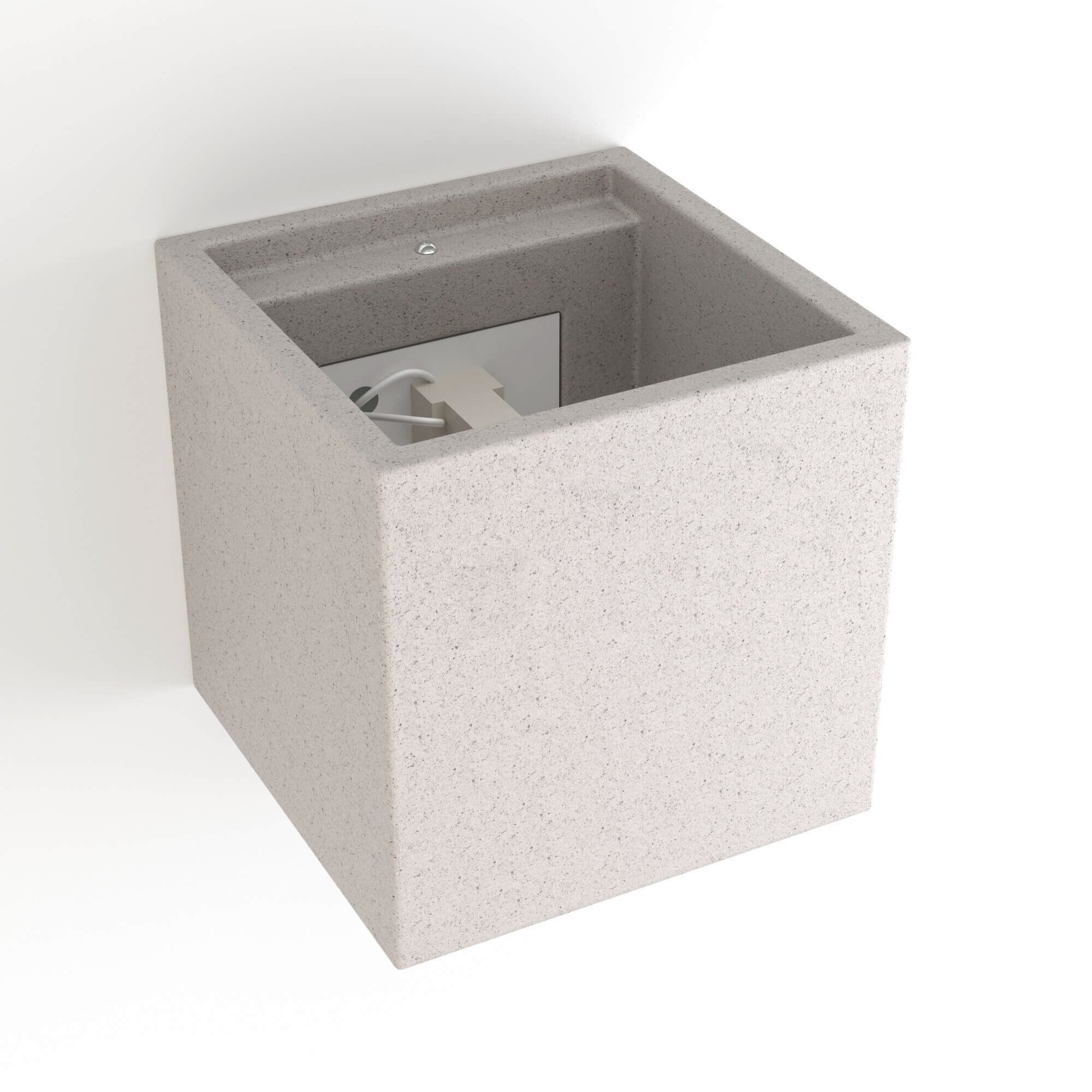 Aplique de pared concreto "Runt" - Up & down - 1 x G9 (4)