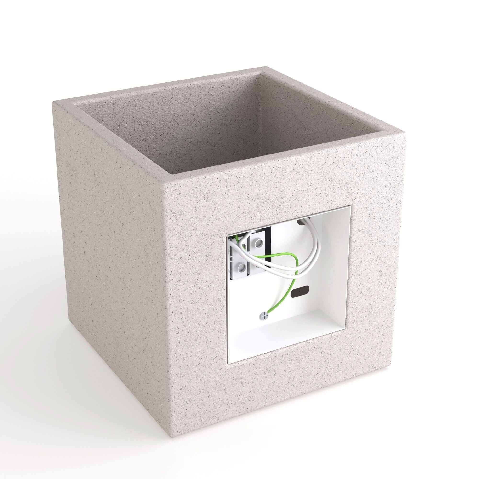 Aplique de pared concreto "Runt" - Up & down - 1 x G9 (5)