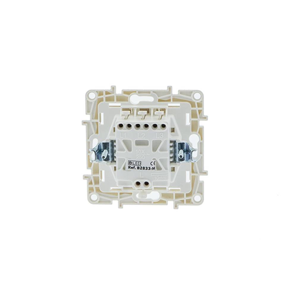 Mecanismo interruptor empotrable de 3 piezas (9)