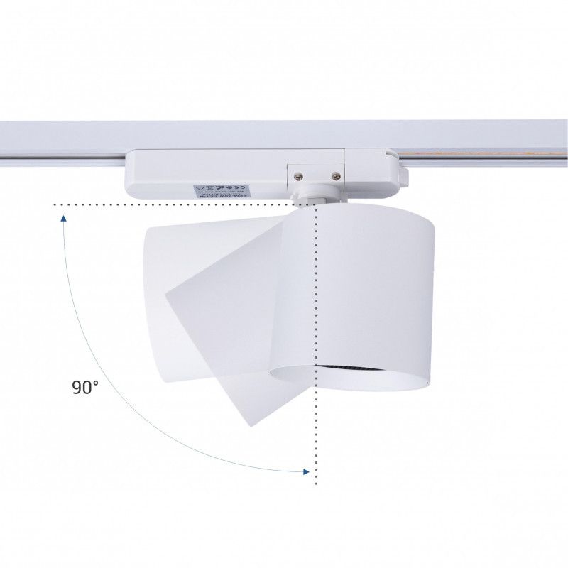 Proyector LED para carril monofásico 40W - Moda y retail (14)