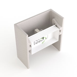 Aplique de pared concreto "Scuad" - Cuadrado - Up & down - 1 x G9 (2)