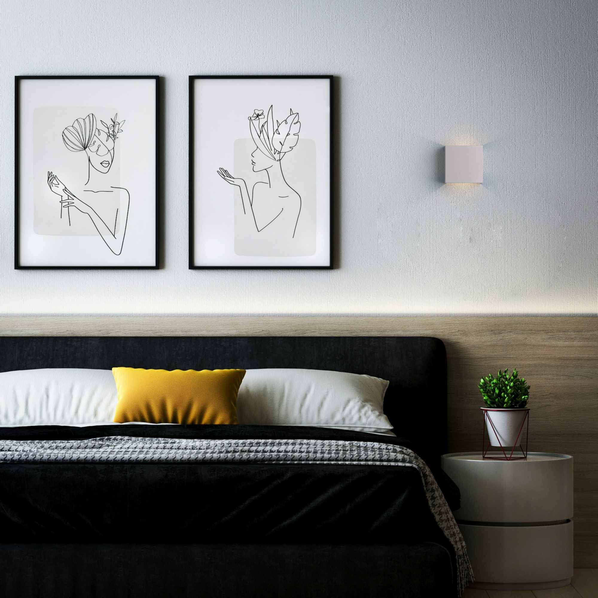 Aplique de pared concreto "Scuad" - Cuadrado - Up & down - 1 x G9 (8)