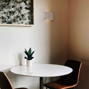 Aplique de pared concreto "Scuad" - Cuadrado - Up & down - 1 x G9 (1)