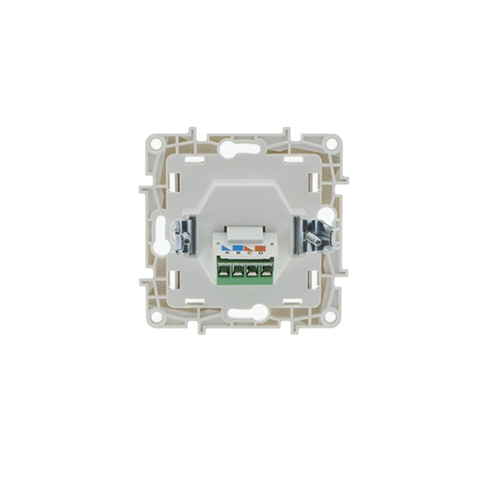 Toma de teléfono roseta empotrable RJ11 con marco embellecedor (3)