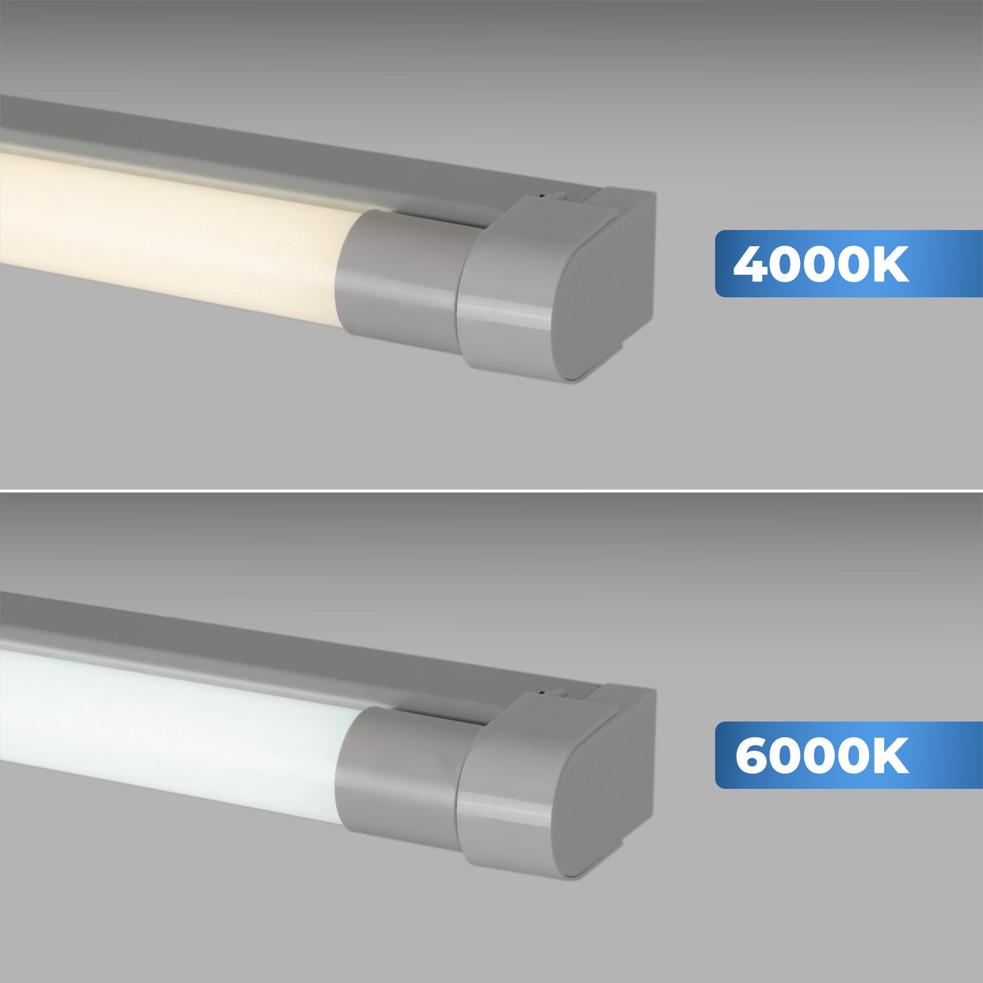 Kit regleta portatubos + tubo LED T8 - 18W - 120cm (1)