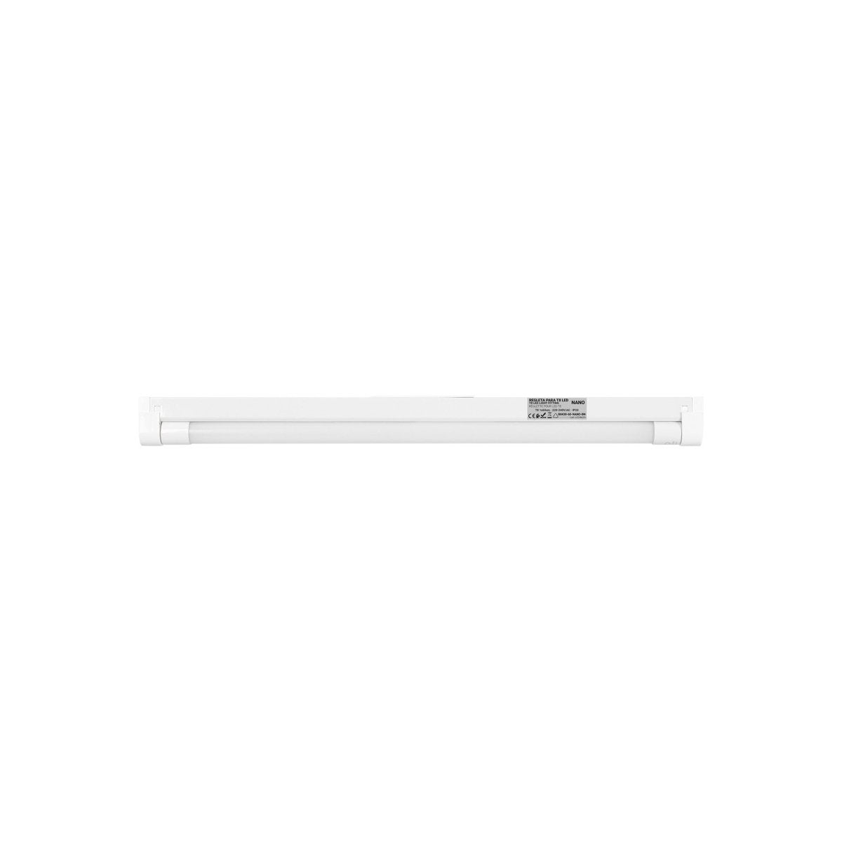 Kit regleta portatubos + tubo LED T8 - 9W - 60cm - Barcelona Led-