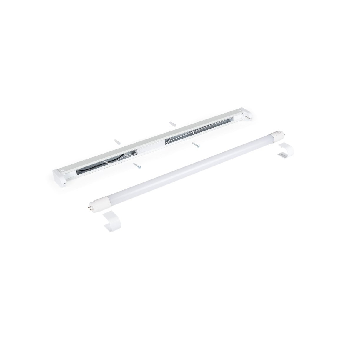 Kit regleta portatubos + tubo LED T8 - 9W - 60cm - Barcelona Led-