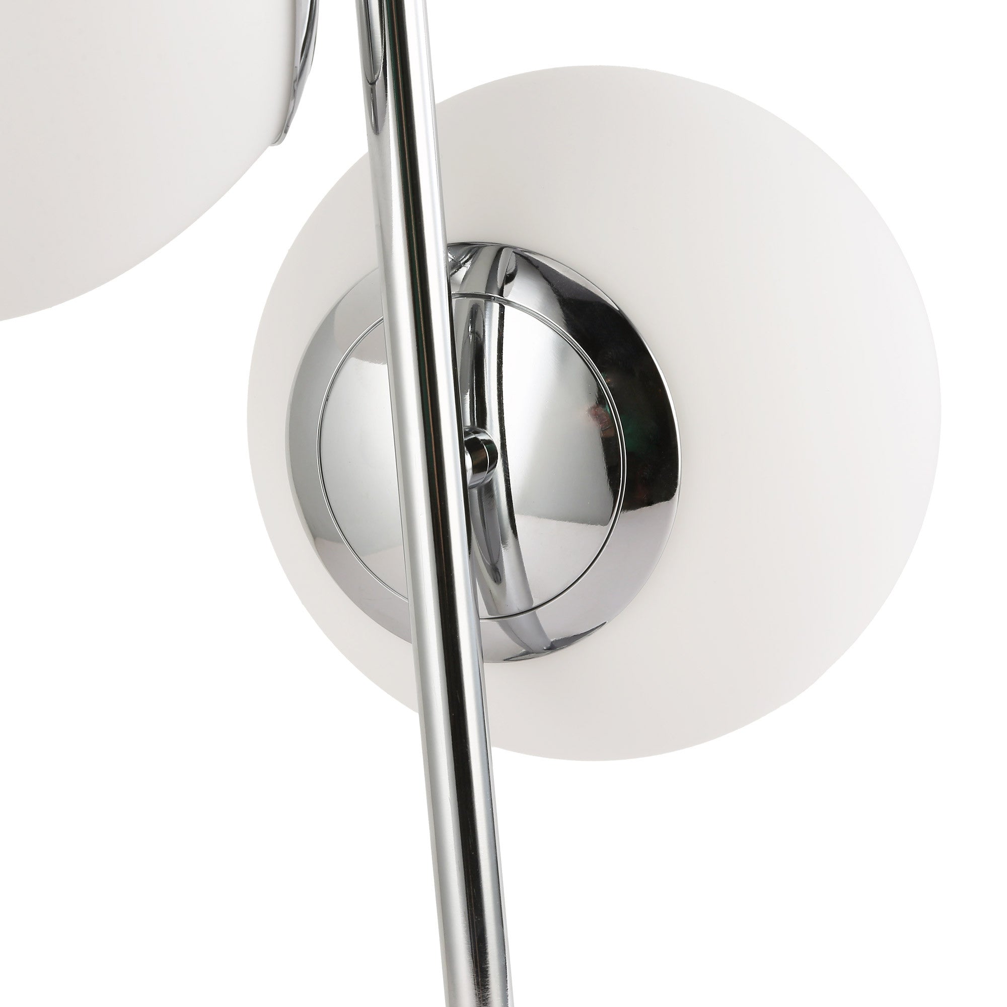 Lámpara de mesa bola cristal triple "ROM" - 3 x E27 - Ø 15cm (11)