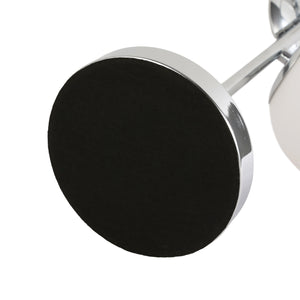 Lámpara de mesa bola cristal triple "ROM" - 3 x E27 - Ø 15cm (13)