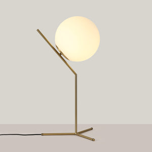 Lámpara de mesa bola cristal "NOLA" - E27 - Ø 25cm (3)