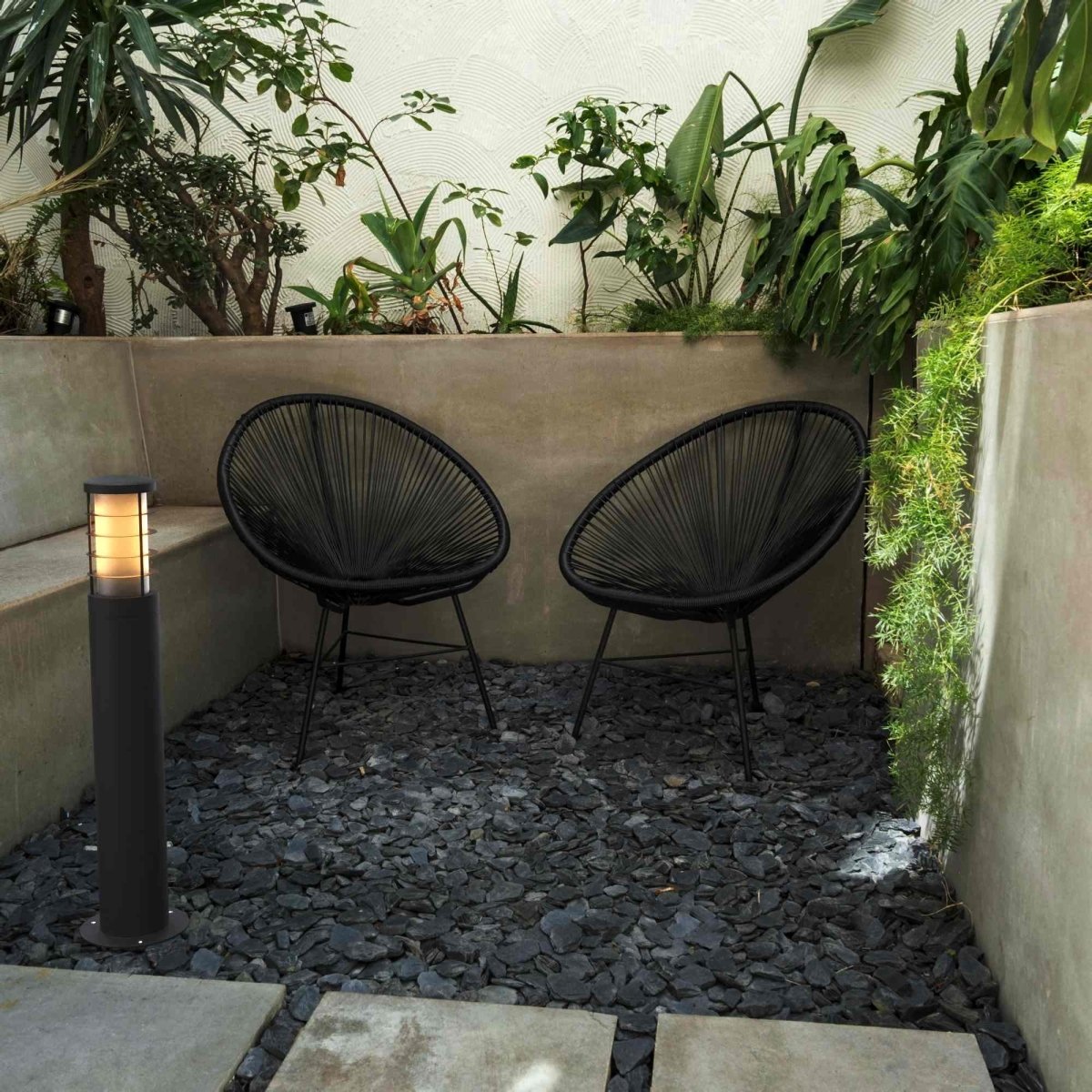 Farola exterior tipo bolardo "PEP" - 60 cm - 1 x E27 - IP54 - Barcelona Led-