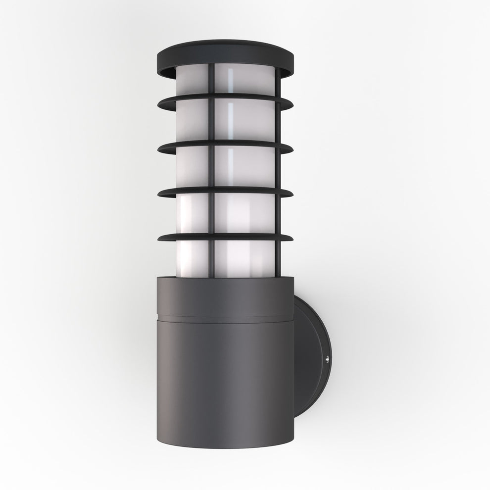Aluminium outdoor wall light