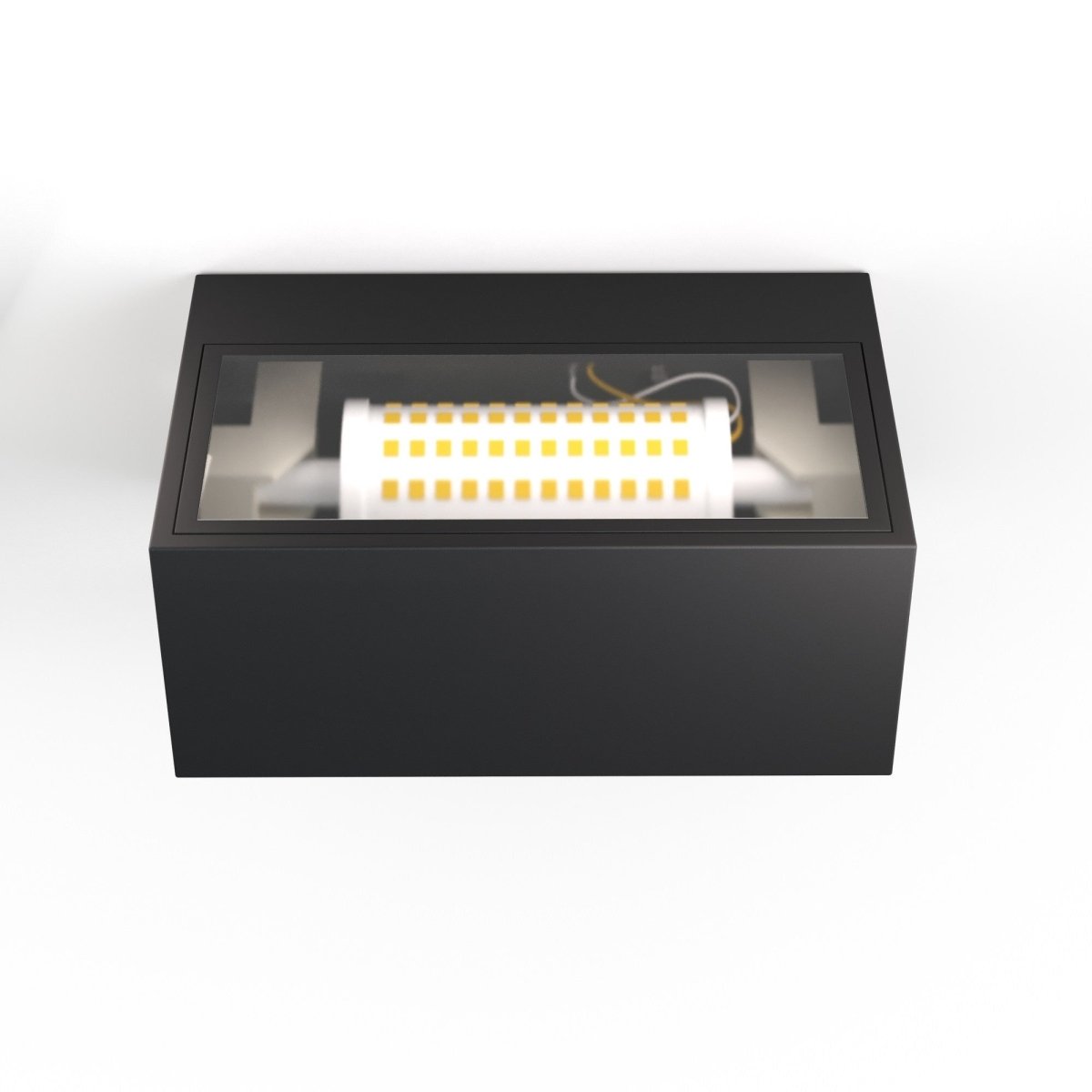 Aplique de pared exterior aluminio "Oriol" - IP44 - R7S - Barcelona Led-Decoración