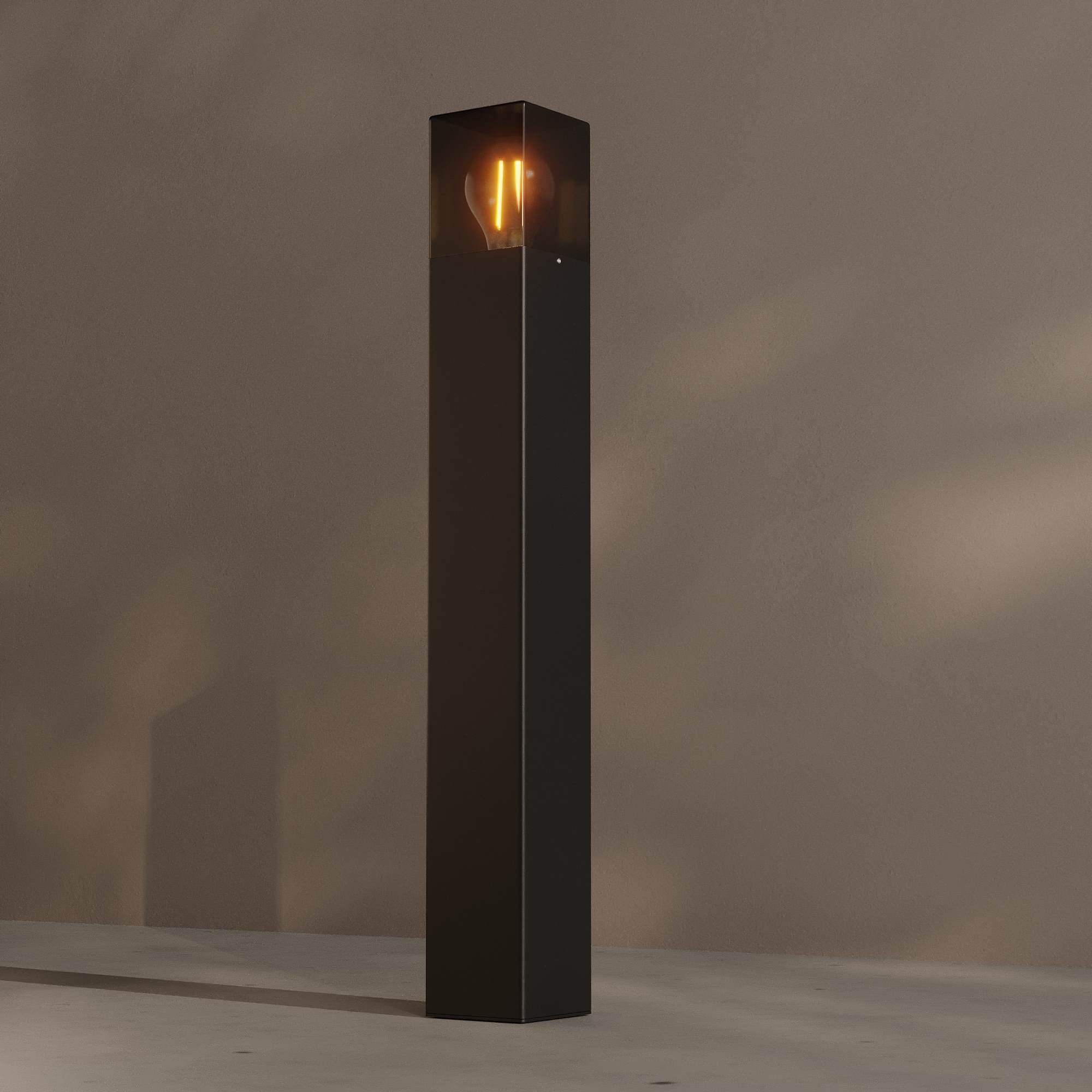 Farola exterior tipo bolardo "SILS" - 60 cm - 1 x E27 - IP44 (6)