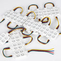 Square RGB LED module for signage - 0.96W - 12V DC - IP65 - 120º 4