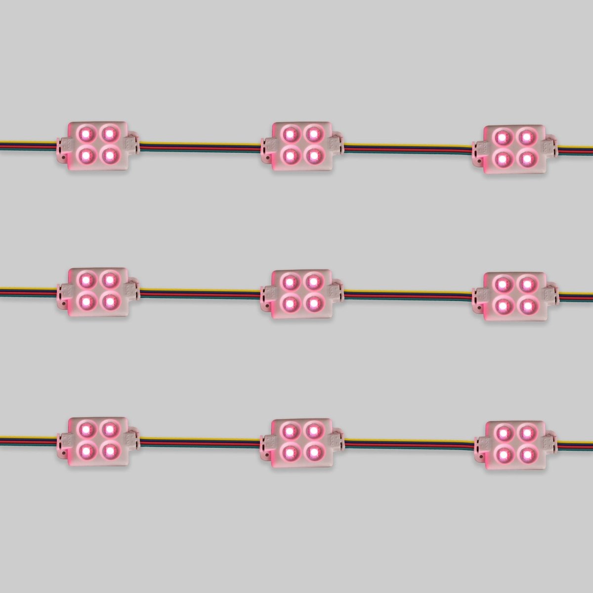 Módulo LED cuadrado para rótulos RGB - 0.96W - 12V DC - IP65 - 120º - Barcelona Led-