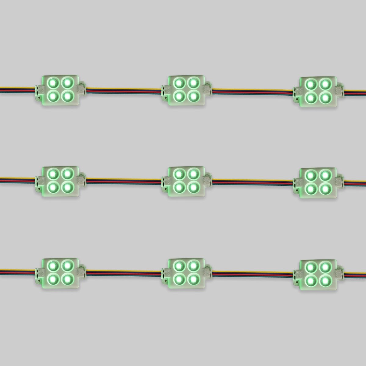 Módulo LED cuadrado para rótulos RGB - 0.96W - 12V DC - IP65 - 120º - Barcelona Led-