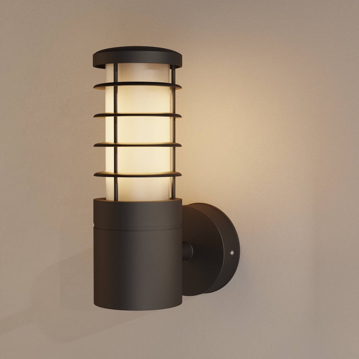 Aplique de pared exterior aluminio "Burno" - IP54 - E27 - Barcelona Led-Decoración
