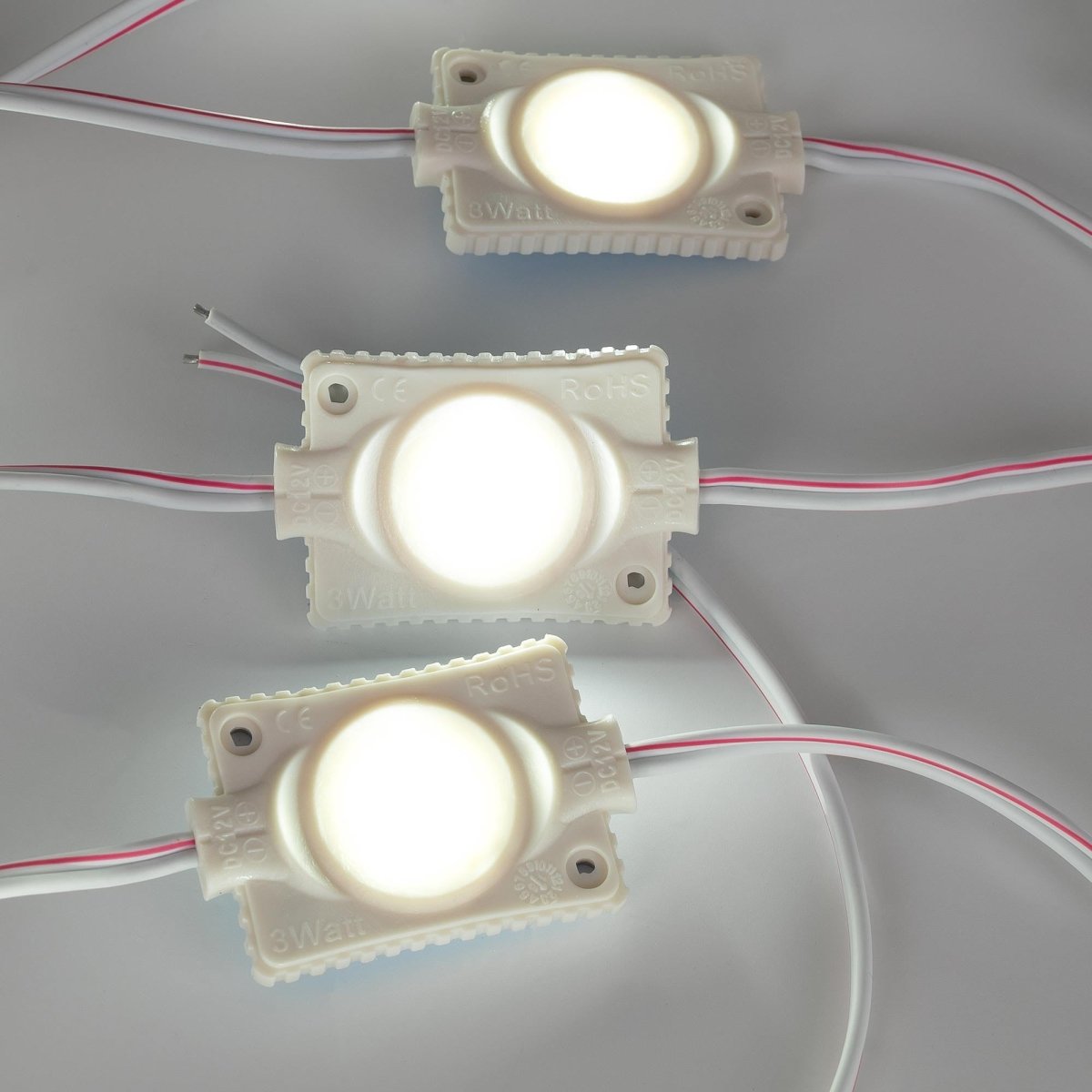 Módulos LED monocolor para rótulos - 3W - 12V -  IP65 - 160º - Barcelona Led-