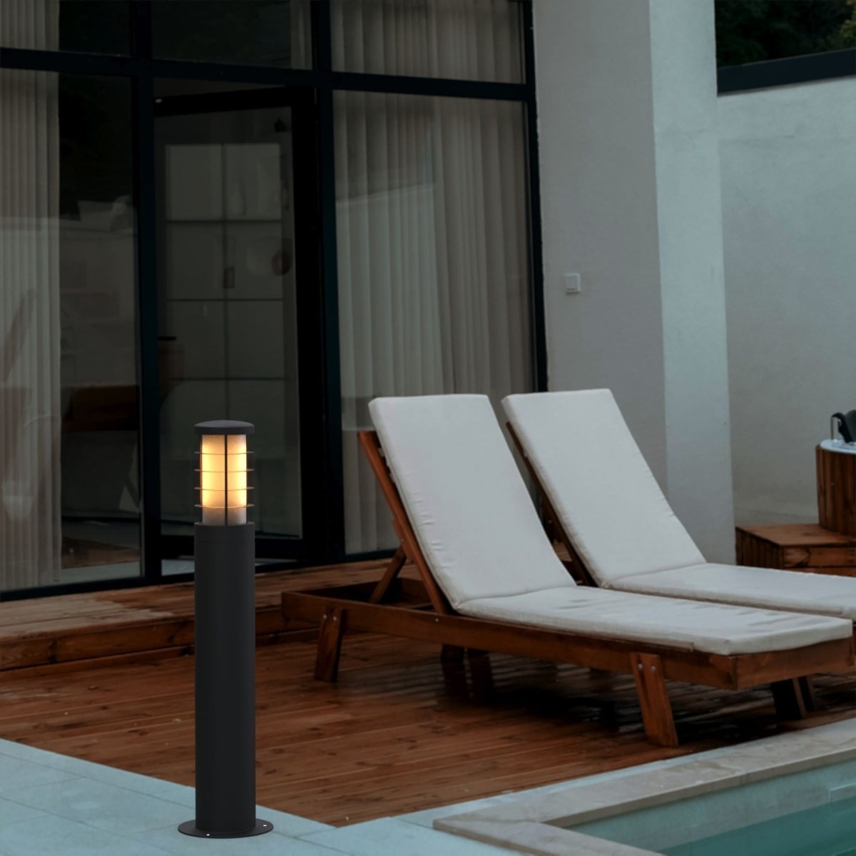 Farola exterior tipo bolardo "PEP" - 60 cm - 1 x E27 - IP54 - Barcelona Led-