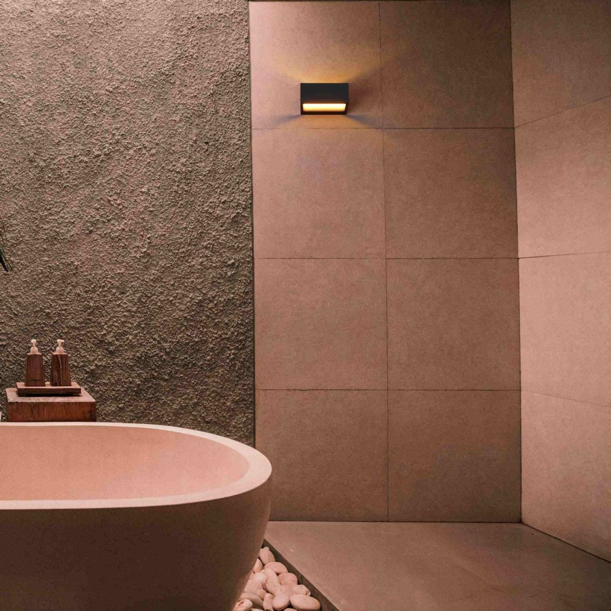 Aplique de pared exterior aluminio "Oriol" - IP44 - R7S - Barcelona Led-Decoración