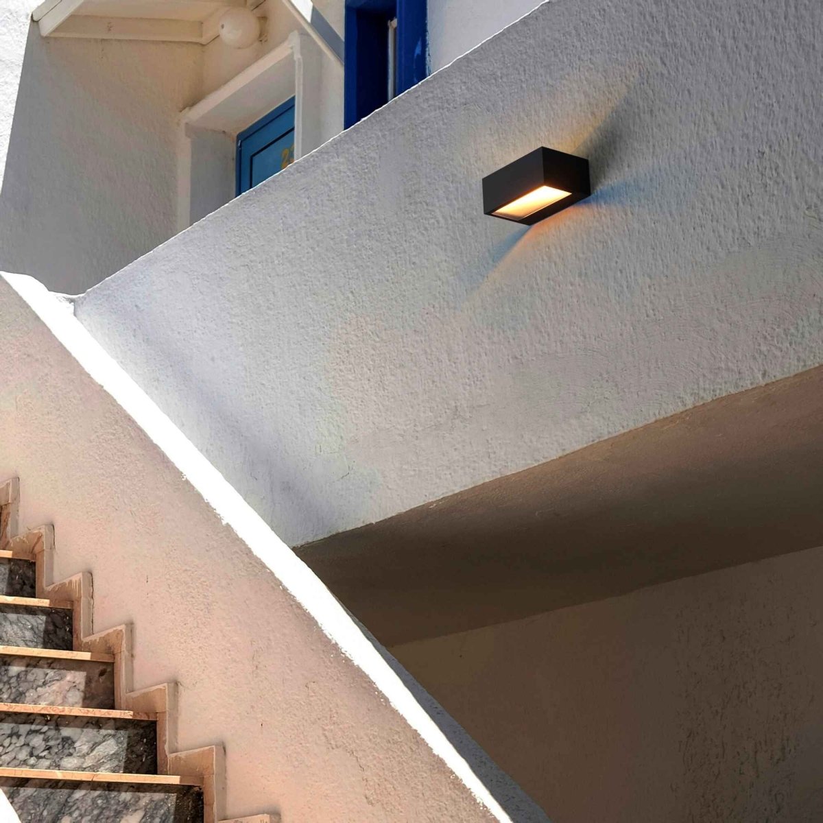 Aplique de pared exterior aluminio "Oriol" - IP44 - R7S - Barcelona Led-Decoración