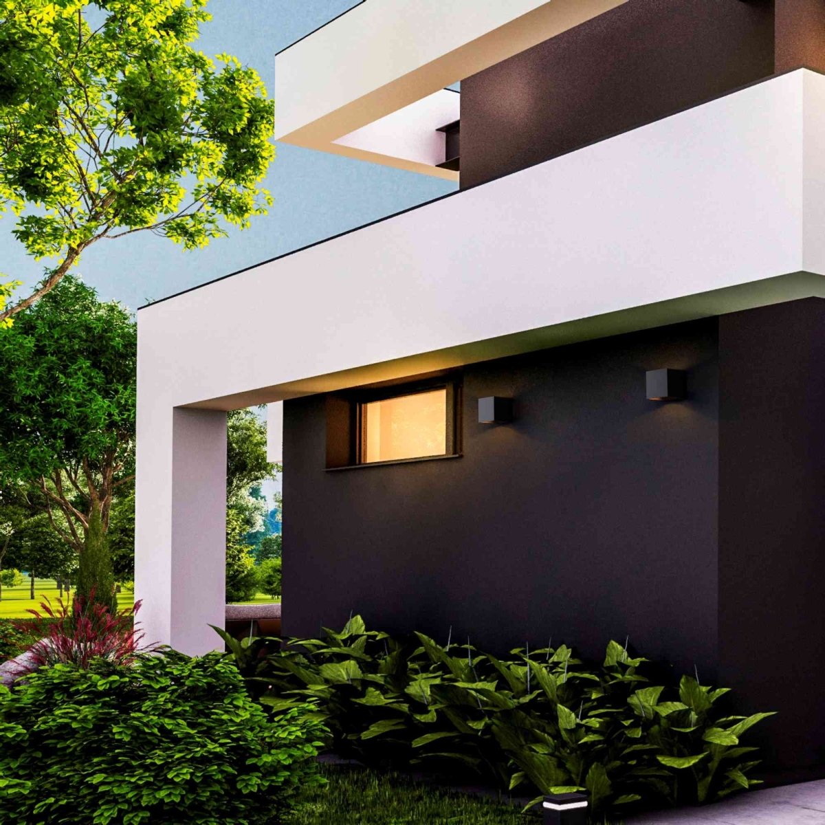 Aplique de pared exterior LED "Montblanc" - 8W - IP54 - Barcelona Led-Decoración