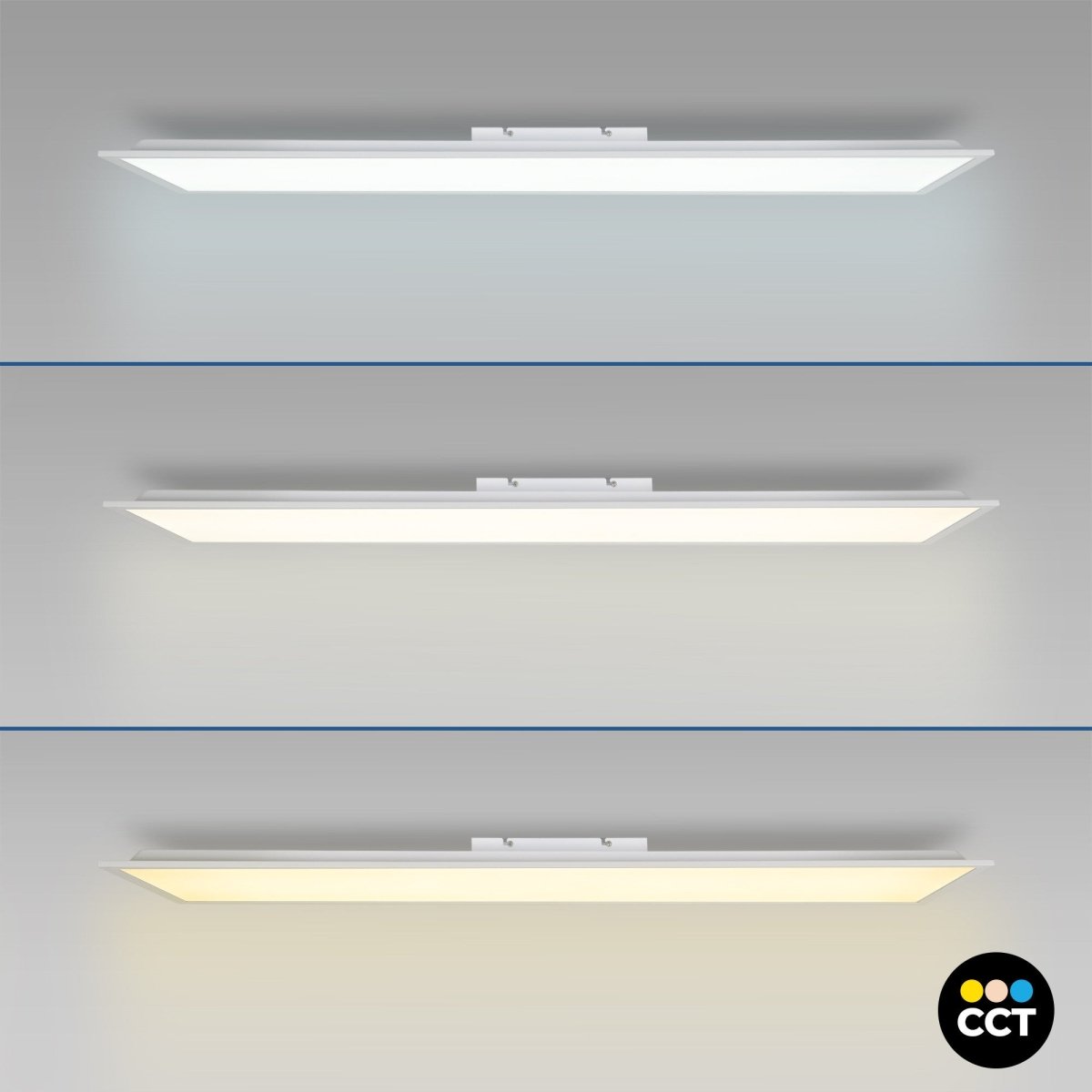 Panel LED de superficie CCT 36W - 120 x 30 cm - 135lm/W - IP20 - Barcelona Led-