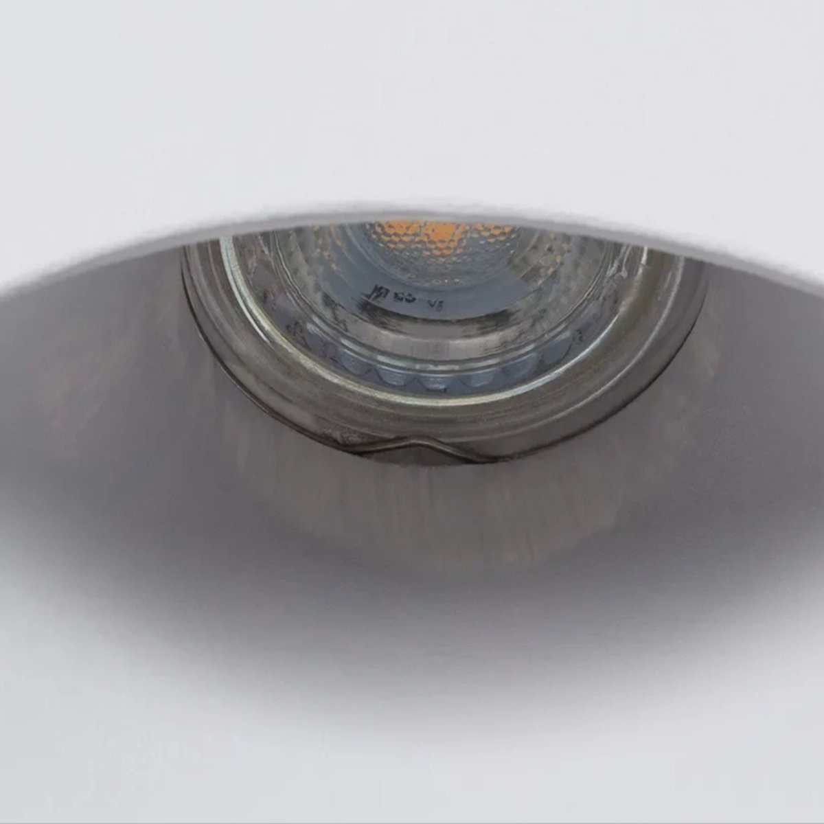 Aplique de pared empotrable circulo de escayola "MUR" - Ø 15cm - GU10 - Trimless/ Integración - Barcelona Led-Decoración