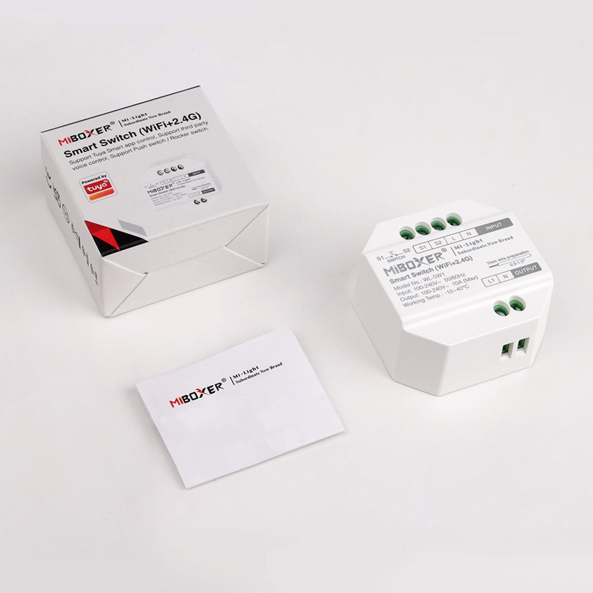 Interruptor inteligente / Smart switch - WiFi + 2.4GHz -  Mi Boxer - WL-SW1 - Barcelona Led-Control y regulación