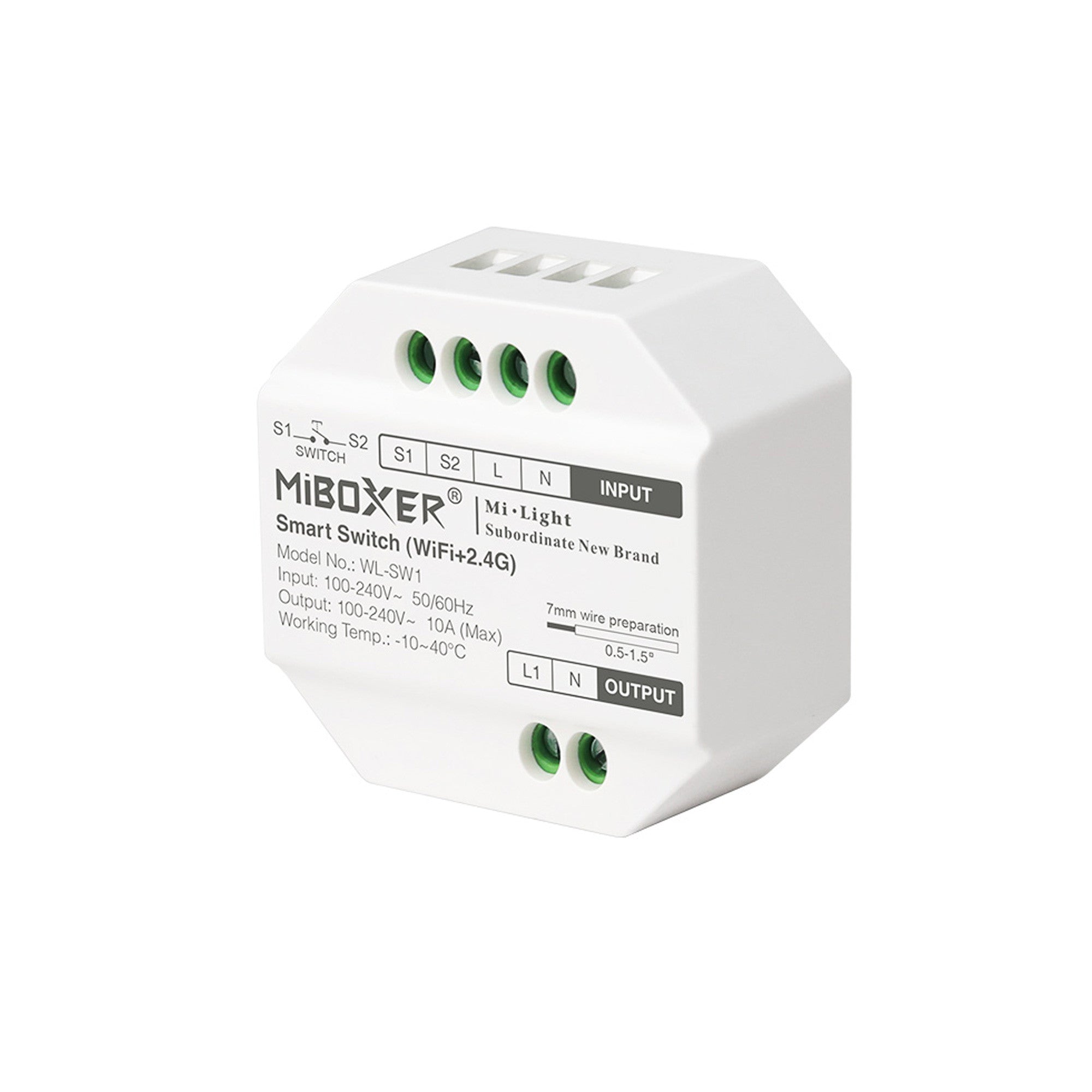 Interruptor inteligente / Smart switch - WiFi + 2.4GHz -  Mi Boxer - WL-SW1