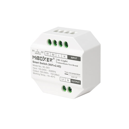 Interruptor inteligente / Smart switch - WiFi + 2.4GHz -  Mi Boxer - WL-SW1