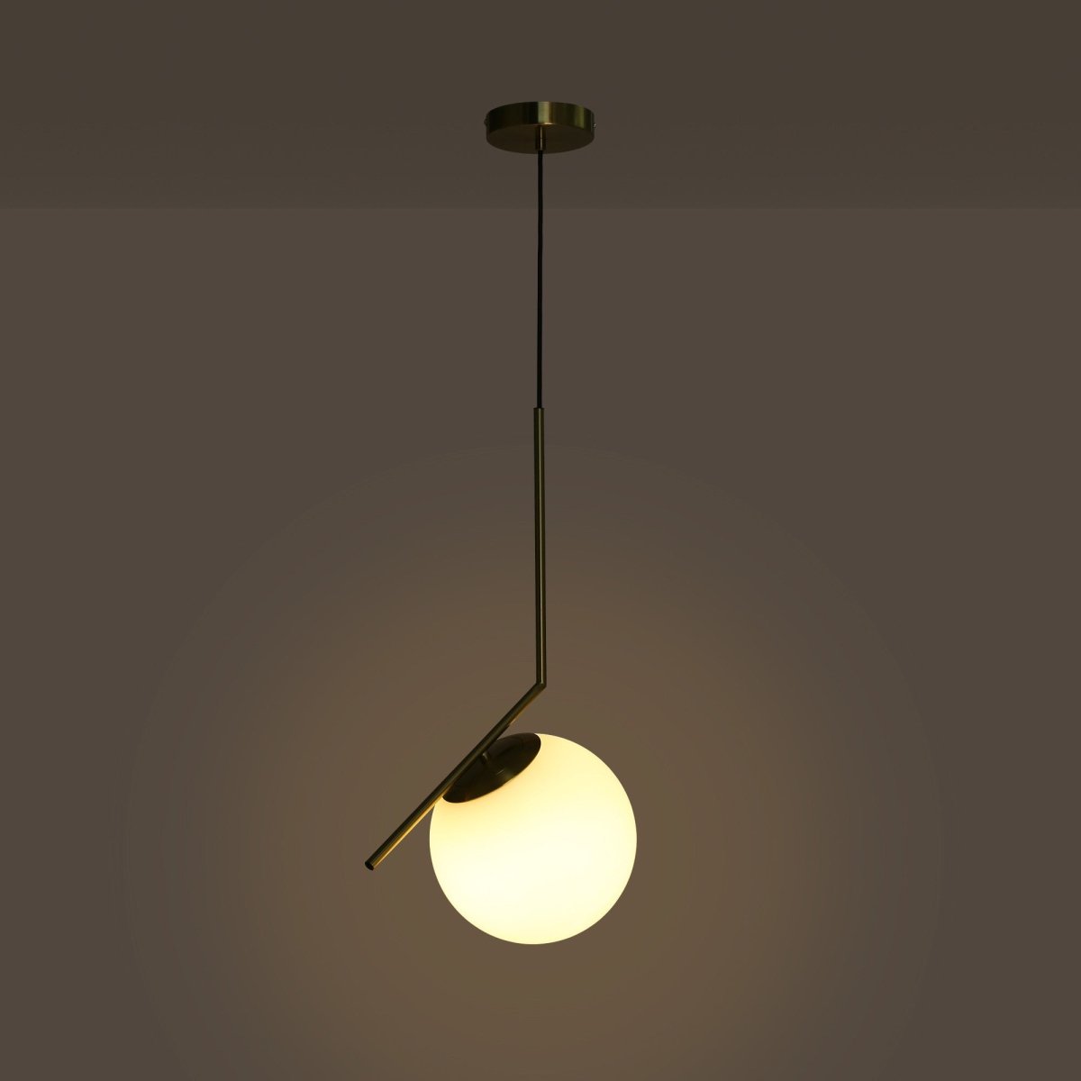 Lámpara colgante bola cristal "HERMI 220" - E27 - Ø 22cm - Barcelona Led-Decoración