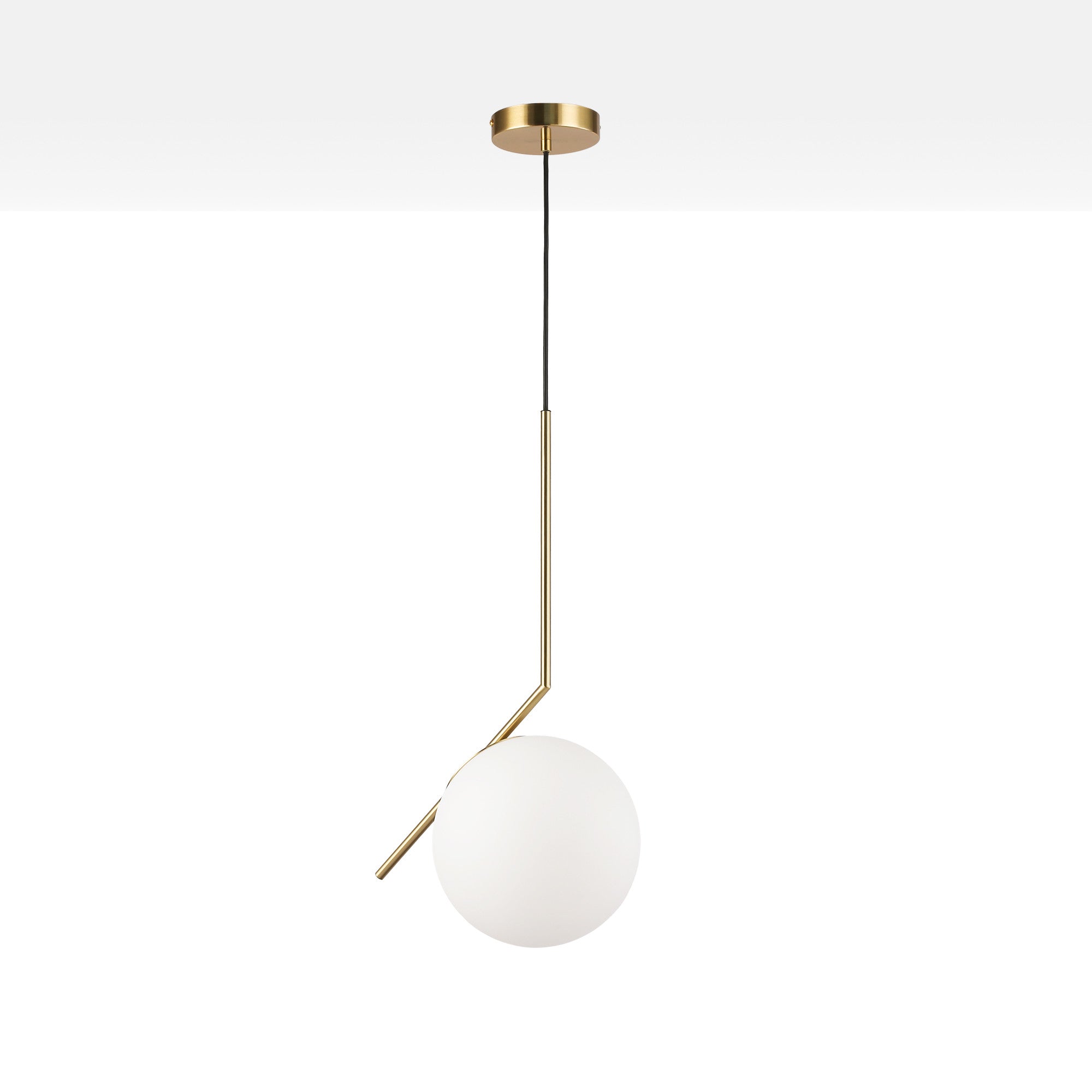 Lámpara colgante bola cristal "HERMI 220" - E27 - Ø 22cm (5)