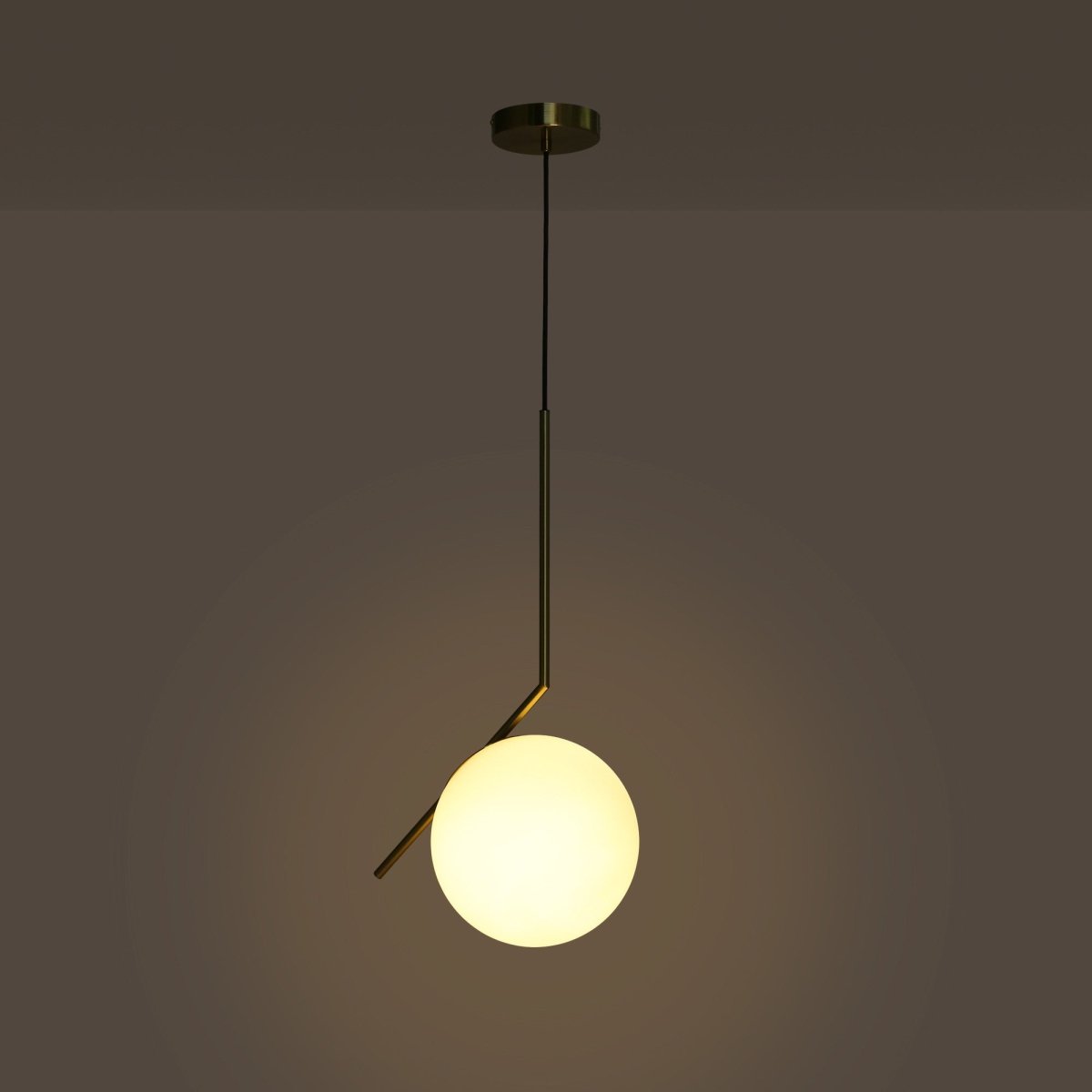 Lámpara colgante bola cristal "HERMI 220" - E27 - Ø 22cm - Barcelona Led-Decoración