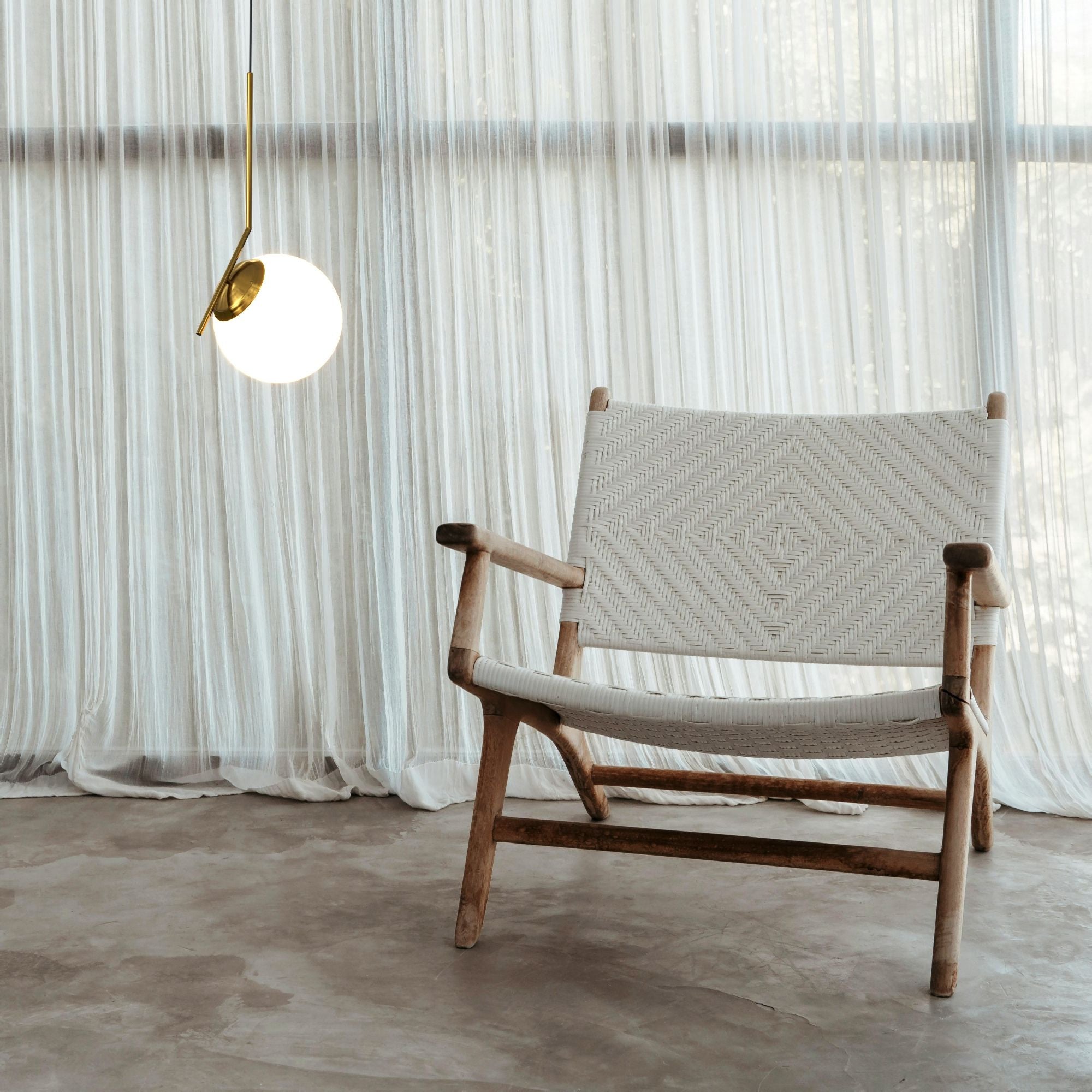 Lámpara colgante bola cristal "HERMI 220" - E27 - Ø 22cm (13)