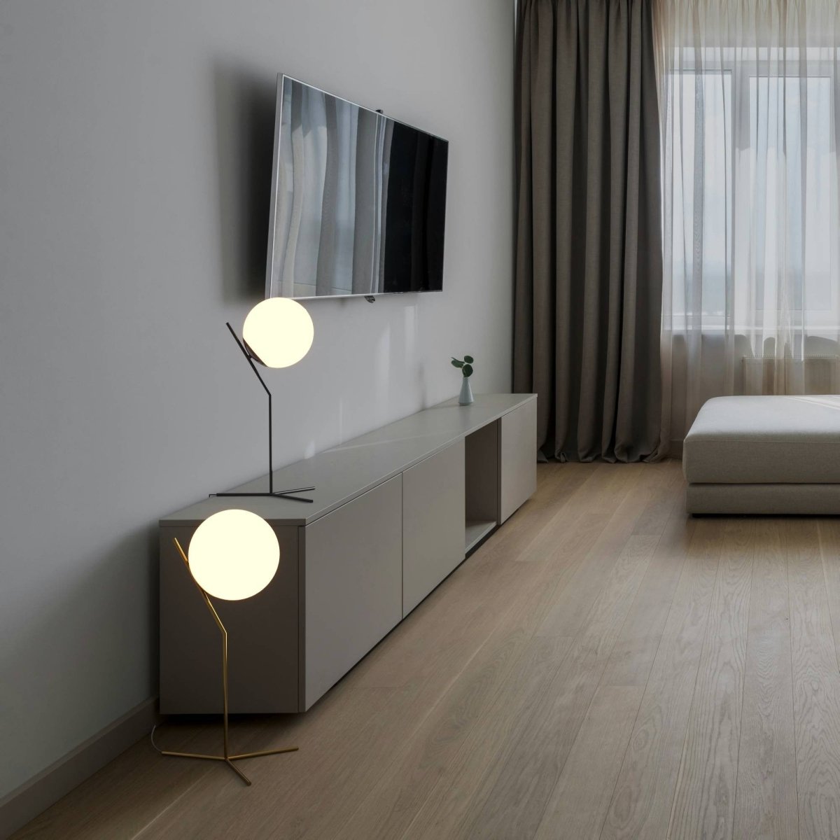 Lámpara de mesa bola cristal "NOLA" - E27 - Ø 25cm - Barcelona Led-Decoración