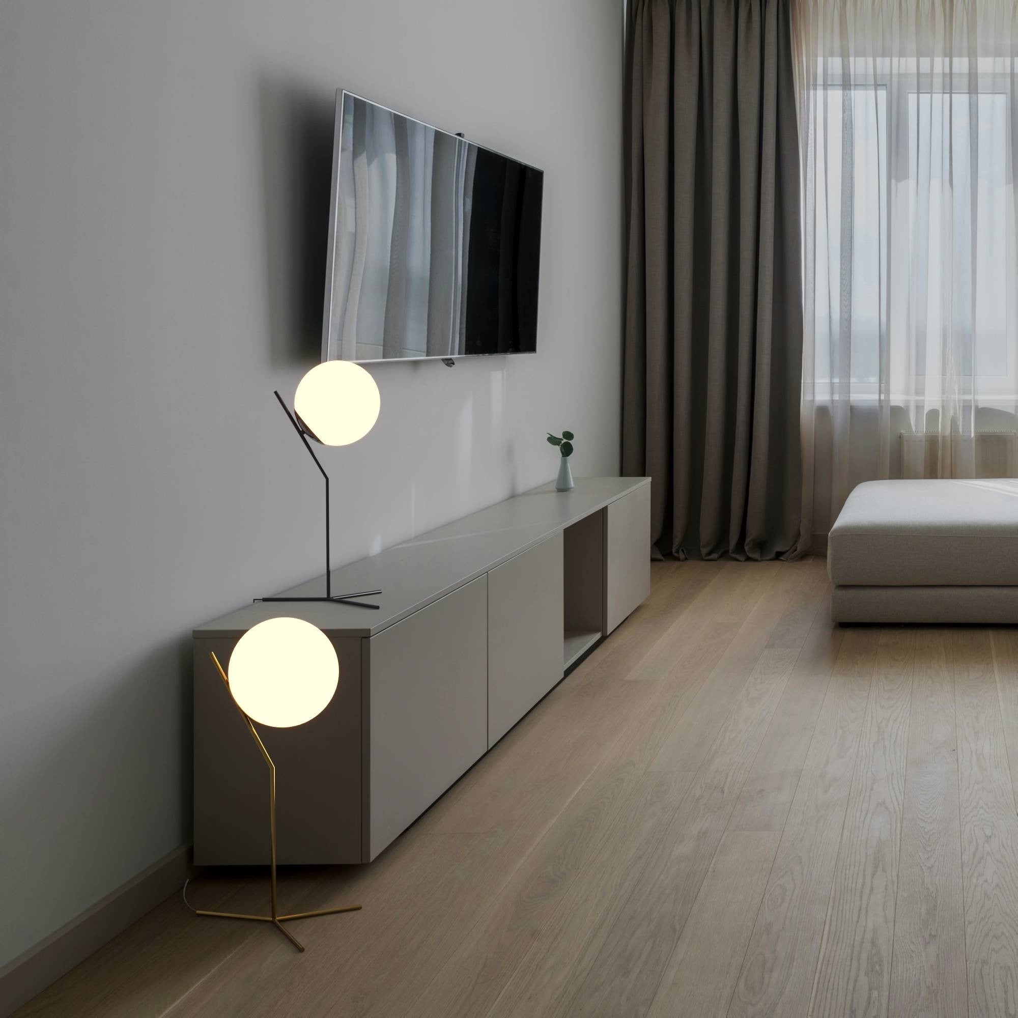 Lámpara de mesa bola cristal "NOLA" - E27 - Ø 25cm (13)