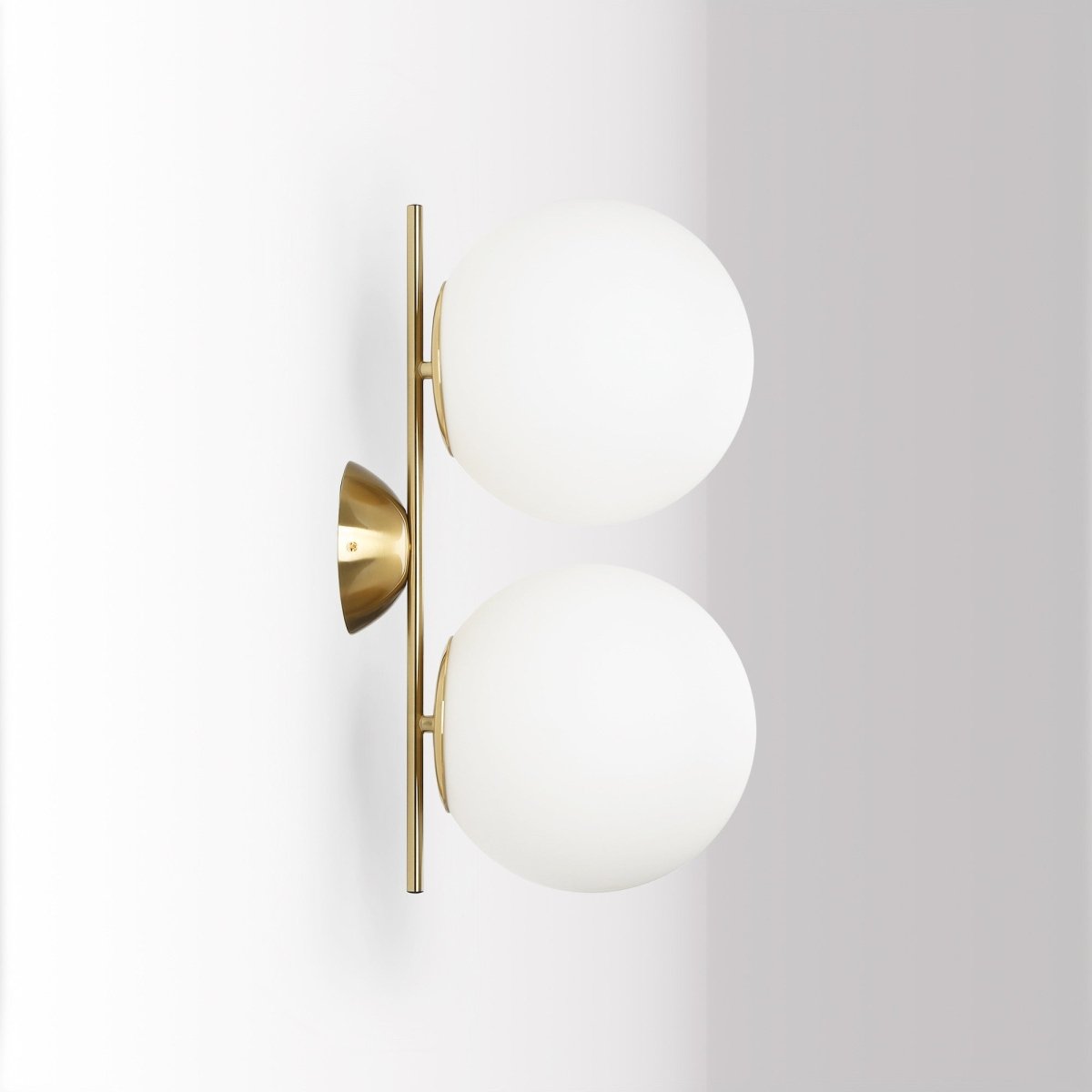 Aplique de pared doble bola cristal "VIC 220" - E27 - Ø 22cm - Barcelona Led-Decoración
