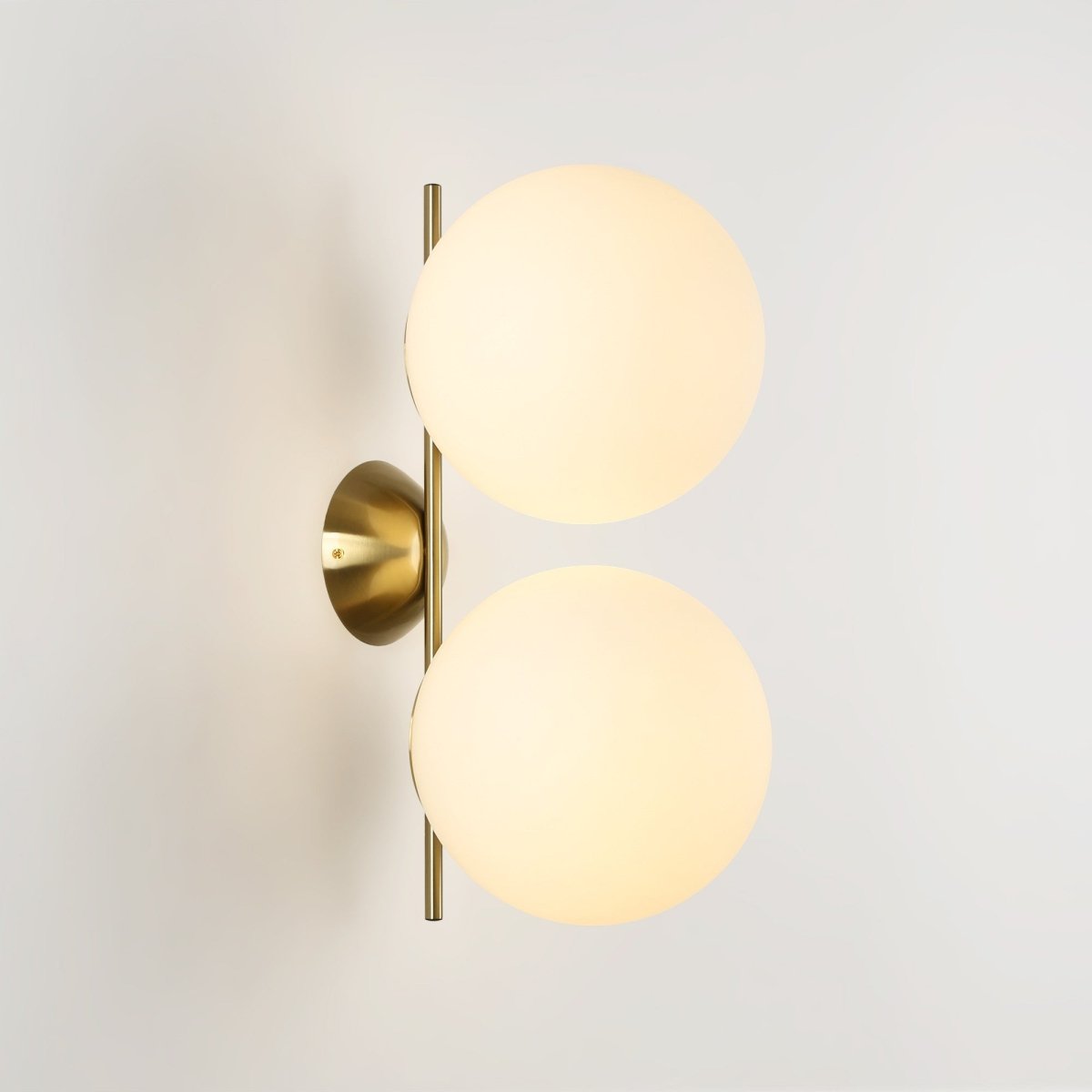 Aplique de pared doble bola cristal "VIC 220" - E27 - Ø 22cm - Barcelona Led-Decoración