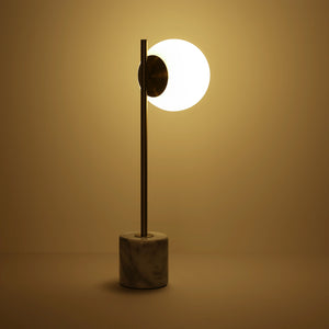 Lámpara de mesa bola cristal "LICRU" - E27 - Ø 15cm (17)