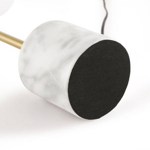 Lámpara de mesa bola cristal "LICRU" - E27 - Ø 15cm (21)